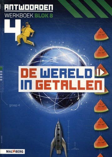 De wereld in getallen groep 4 blok 8 Antwoorden werkboek, Boeken, Verzenden, Gelezen