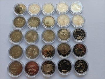 Europa. 2 Euro Various Years (25 coins) (Zonder
