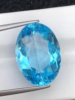 Zonder minimumprijs - 1 pcs Blauw Topaas - 24.03 ct -, Nieuw