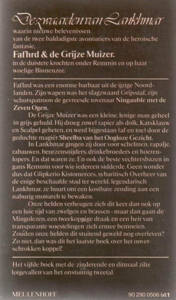 Zwaarden van Lankhmar 9789029005067 Leiber, Verzenden, Gelezen, Leiber