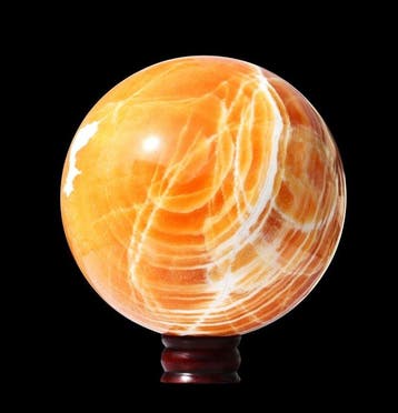 Massieve calcietbol van 11,2 kg, met gele gestreepte banden