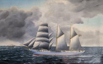 O. M. Brynhildsen (1918) - Portrait of the ship Ester