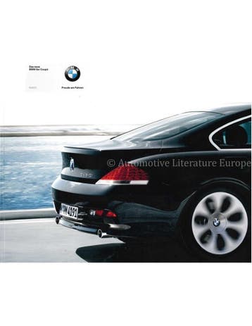 2004 BMW 6 SERIE COUPE BROCHURE DUITS, Nieuw, BMW, Author