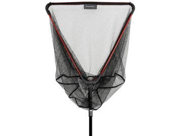 Inklapbaar Rubber Schepnet 70 x 60 cm. Steel 240 cm., Verzenden, Nieuw, Net of Fuik