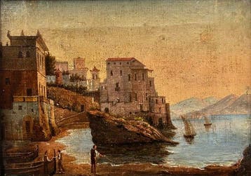 Teodoro Duclère (1812–1869), Toegeschreven aan - Paesaggio