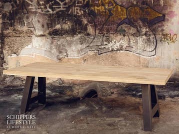 Eetkamertafel Jax - (Massief eiken), Nieuw
