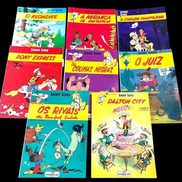 Lucky Luke - Portuguese edition - 8 Album - 1971/1988, Boeken, Nieuw