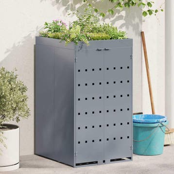 vidaXL Zwenkwagen Opslag met Plantenbakdak voor Enkel 240L, Verzenden, Nieuw