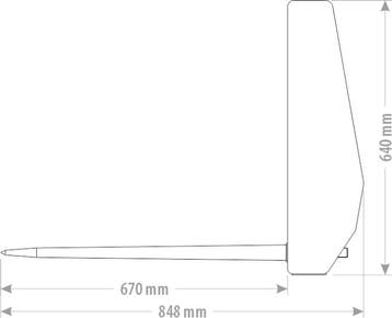 Mestvork Standaard 1.40- 2.40m, Zakelijke goederen