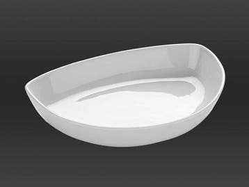 GGM Gastro | (1 stuks) diep bord - porselein - 210x160mm - |, Verzenden, Nieuw