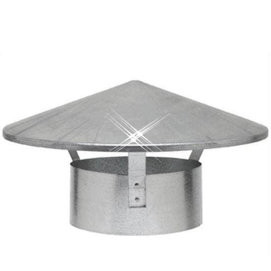 Aluminium regenkap 150 mm, Doe-het-zelf en Verbouw, Ventilatie en Afzuiging, Nieuw, Verzenden