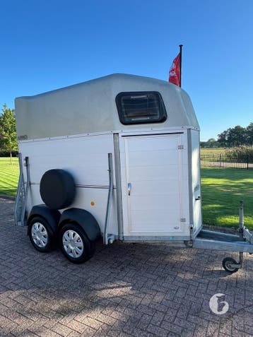 Oerdegelijke Bockmann 1,5 paards!  Vol Aluminium!, Ophalen, Zo goed als nieuw, Aluminium, 1½-paards trailer