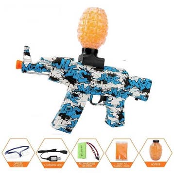 Elektrische Gel Blaster met 10.000 Balletjes - AK47 Model, Verzenden, Nieuw