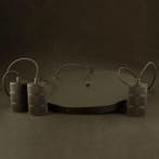 Calex Retro pendel met plafondplaat Ø400 mm 3xE27 zwarte fi, Nieuw