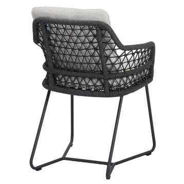 Taranto dining tuinstoel antraciet rope, Tuin en Terras, Tuinstoelen, Ophalen of Verzenden, Nieuw