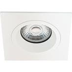 GU10 Inbouwspot Set - Mat Wit - Inbouw Vierkant - Philips -, Metaal of Aluminium, Nieuw, Ophalen of Verzenden, Led