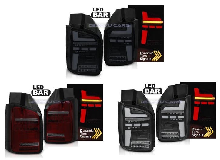 T6.1 Look Dynamische LED Achterlichten voor  Volkswagen Tran, Auto diversen, Tuning en Styling, Ophalen of Verzenden