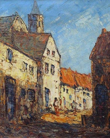 Simon Kramer (1940 -2015 ) - Stadsgezicht