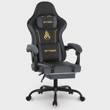 Ergonomische Gaming Stoel met Latex Kussen, Voetensteun & 13, Computers en Software, Desktop Pc's, Verzenden, Nieuw