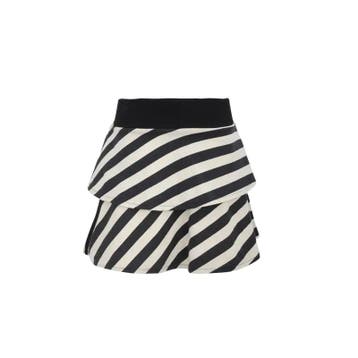 Rok -- Stripes - 158/164 / Zwart, Kinderen en Baby's, Kinderkleding | Overige, Verzenden, Nieuw