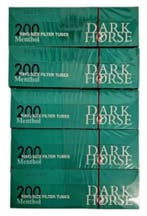 Dark horse menthol hulzen 5x200 stuks, Verzamelen, Verzenden, Nieuw, Overige typen