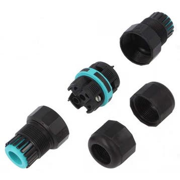 2 aderige kabelverbinder - schroefconnector - waterdicht IP6, Doe-het-zelf en Verbouw, Elektra en Kabels, Ophalen of Verzenden
