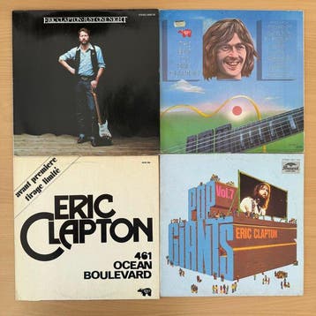 Eric Clapton - 4 great LPs - Diverse titels - LP - 1970, Nieuw in verpakking