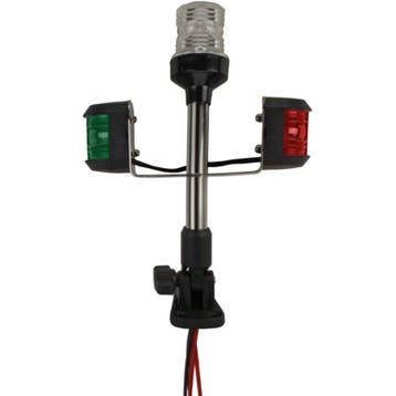 Navigatieverlichting Set 26cm Klapbaar Rvs Tot 12m, Watersport en Boten, Navigatiemiddelen en Scheepselektronica, Ophalen of Verzenden