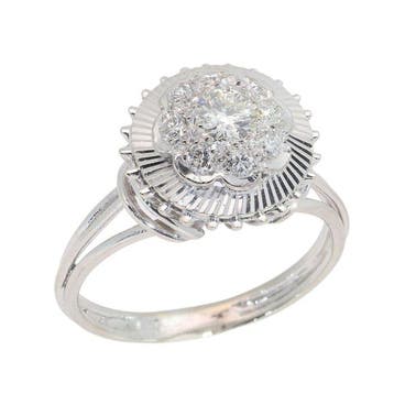 Ring - 18 karaat Witgoud - 0.65ct. tw. Diamant (Natuurlijk), Nieuw