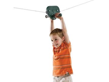 Veiling - KBT Kinderkabelbaan met schotelschommel - 30m, Nieuw