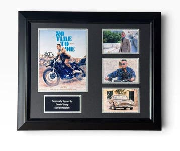 James Bond 007: No Time To Die - Double Signed Daniel Craig, Nieuw