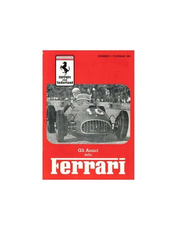 1983 FERRARI GLI AMICI DELLA MAGAZINE 1 NEDERLANDS, Nieuw, Ferrari, Author