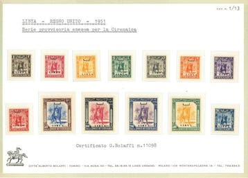 Libië - onafhankelijk koninkrijk 1951 - Postzegels uit, Gestempeld