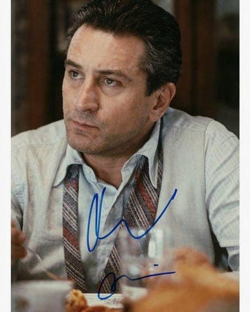 Goodfellas - Robert De Niro - 8x10 photo - Signed in, Nieuw