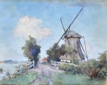 Gerard Altmann (1877-1940) - Hollands landschap