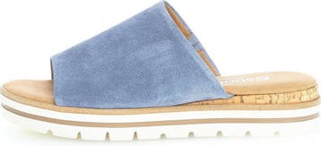 Gabor 62.770.26 Dames Slippers - Blauw - Maat 38.5, Verzenden, Nieuw