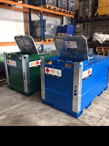 Dieseltank mobiel Fuel Box 3000 liter + 12V pomp, Verzenden
