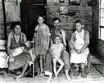 Walker Evans (1903–1975) - Bud Fields and his family at
