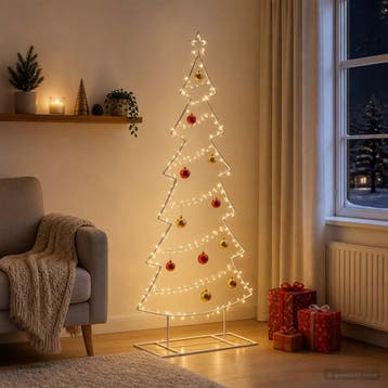 vidaXL Metalen kerstboom met standaard KUOPIO 180 cm Staal, Diversen, Verzenden, Nieuw