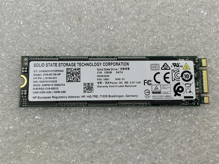 Lite-On CV8 NVMe SSD 128GB M.2 2280 SATA III 6Gb/s –, Computers en Software, Harde schijven, Nieuw, Ophalen of Verzenden