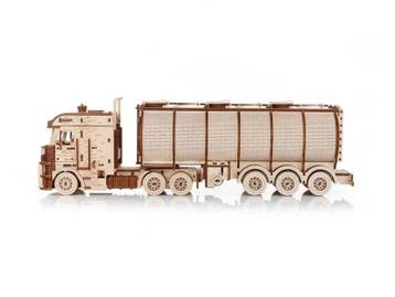 Eco Wood 3D Houten Puzzel Truck “Road King” met ronde Co, Verzenden, Nieuw