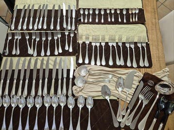 greggio argenteria Padova - Bestekset voor 12 personen (81)