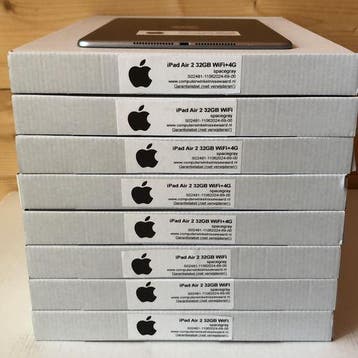 Voordeelbundel (10+prijs) Apple iPad Air 2 32GB (model 2..., Nieuw