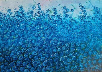 Yuni R. P - Manto de Flores Azules