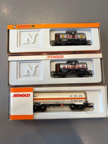 Arnold N - 4382; 4528, 4527 - Modeltrein goederenwagonset, Nieuw
