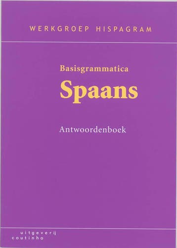 Basisgrammatica Spaans Antwoordenboek druk 8 9789062832330, Boeken, Verzenden, Zo goed als nieuw