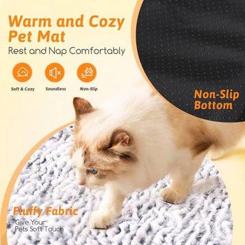 Nobleza Zelfverwarmende Hondenmat - Warmtemat Hond & Kat - Z, Dieren en Toebehoren, Hondenmanden, Verzenden, Zo goed als nieuw