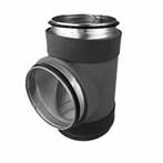 Thermoduct geïsoleerde spiro T Stuk Ø 160 mm aftakking Ø 125, Doe-het-zelf en Verbouw, Ventilatie en Afzuiging, Ophalen of Verzenden