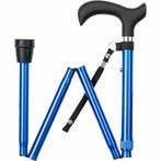 Wandelstok opvouwbaar - Blauw (Wandelstokken, Mobiliteit), Ophalen of Verzenden, Nieuw