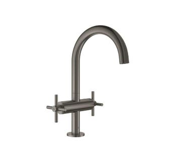 GROHE ATRIO WASTAFELKRAAN MET TWEEGREPEN BRUSHED HARD, Ophalen of Verzenden, Nieuw